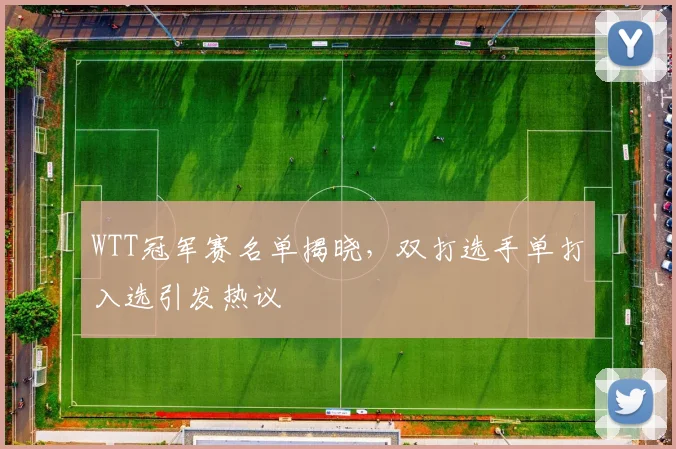 WTT冠军赛名单揭晓，双打选手单打入选引发热议